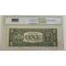 UNITED STATES OF AMERICA 2003 . ONE 1 DOLLAR BANKNOTE . ERROR . INSUFFICIENT INK